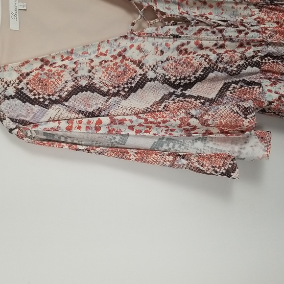 Lovers + Friends Snakeskin Romper Size S - Picture 4 of 13